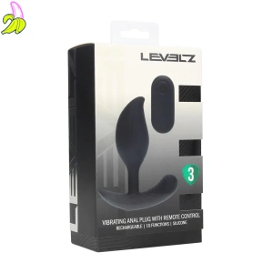 Levelz wibrujący korek analny sterowany piloten 9cm