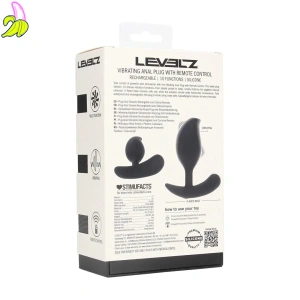 Levelz wibrujący korek analny sterowany piloten 9cm