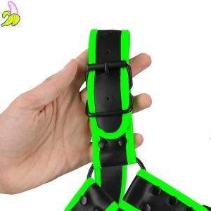 Ouch! Bulldog Harness H Świecący w ciemności
