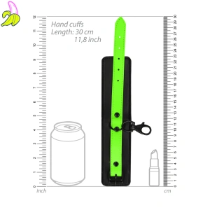 Ouch! Hand and Ankle Cuffs- kajdanki na stopy i nadgarstki świecące w ciemności