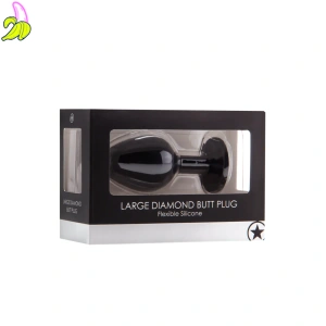 Ouch! Diamond Butt Plug - Large 3,2*7,3cm