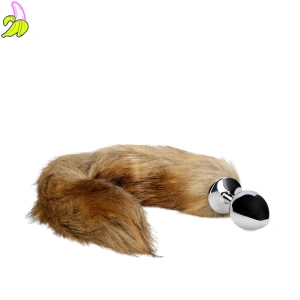 Ouch! Fox Tail with Metal Butt Plug 3,1*4,9cm