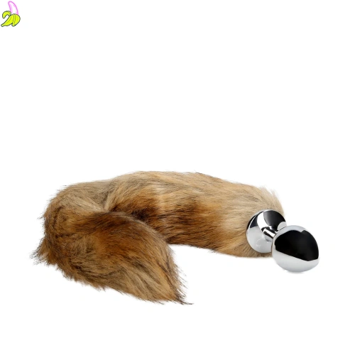Ouch! Fox Tail with Metal Butt Plug 3,1*4,9cm