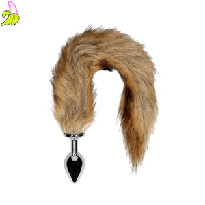 Ouch! Fox Tail with Metal Butt Plug 3,1*4,9cm