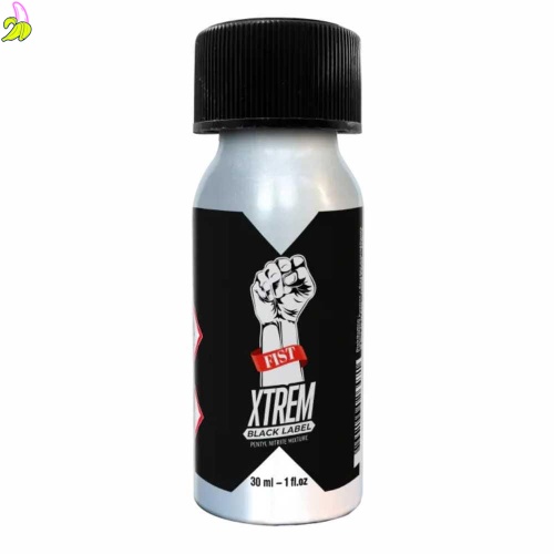 Leather Cleaner - Poppers Fist Xtrem Black Label 30ml.
