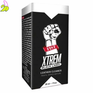 Leather Cleaner - Poppers Fist Xtrem Black Label 30ml.