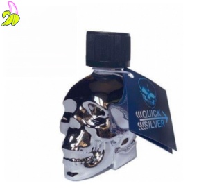 Leather Cleaner - Poppers Quick Silver Skull Silver 25ml.