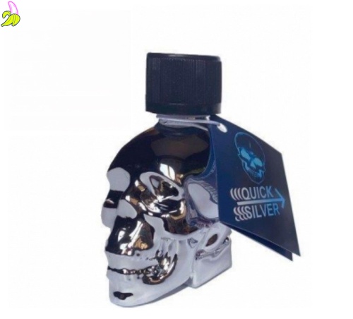 Leather Cleaner - Poppers Quick Silver Skull Silver 25ml.