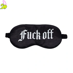 Ouch! Fuck Off - Satynowa Opaska Na Oczy- czarna