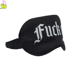Ouch! Fuck Off - Satynowa Opaska Na Oczy- czarna