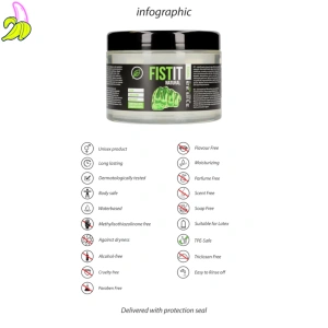 Fist It Natural Water Based- Wegański Lubrykant wodny 500ml