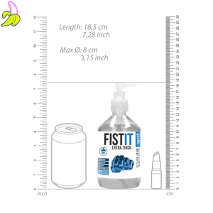 Fist It Extra Thick Lubricant – Ultragęsty Lubrykant Wodny Premium  500ml