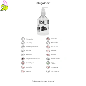 Fist It Sperm Lubricant – Profesjonalny Lubrykant Wodny Imitujący Spermę  500ml