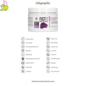 Fist It Anal Relaxer - Profesjonalny Lubrykant Rozluźniający 500ml