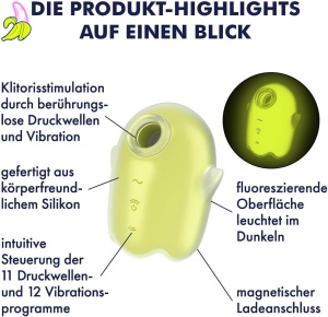 Satisfyer Glowing Ghost Yellow