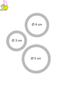 SCALA Triple Rings Multicolor- Zestaw 3 silikonowych pierścieni erekcyjnych