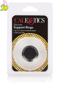 CalExotics Clear Ring Set trójpak pierścieni erekcyjnych