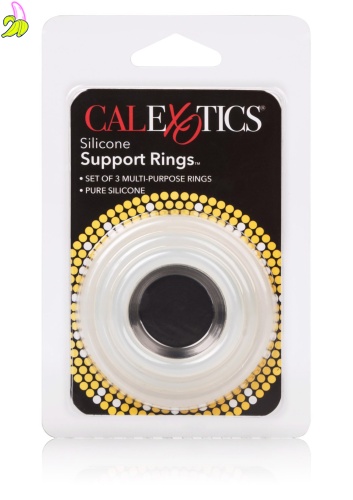 CalExotics Clear Ring Set trójpak pierścieni erekcyjnych