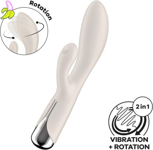 Satisfyer Spinning Rabbit 1 Beige