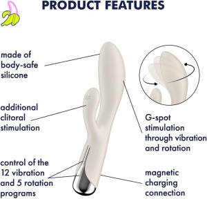 Satisfyer Spinning Rabbit 1 Beige