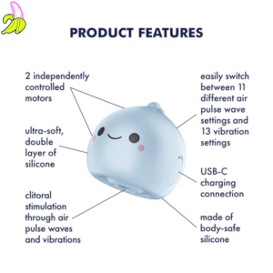Satisfyer Mochi Blue Stymulator
