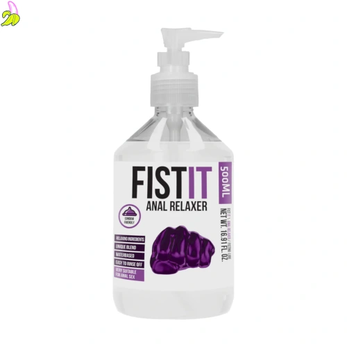 Fist It Anal Relaxer - Profesjonalny Lubrykant Rozluźniający z Pompką 500ml