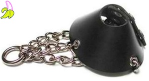 Black Extend Ball Parachute- Skórzana uprząż na mosznę