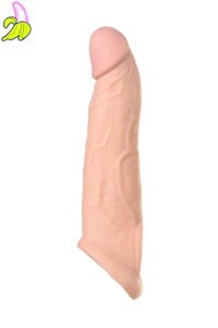 Sleeve ToyFa XLover – powiększająca nakładka na penisa TPE 16,5 cm