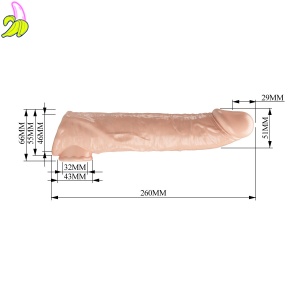 Pretty Love Extension– regulowana nakładka na penisa 26 cm