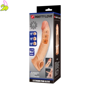 Pretty Love Extension– regulowana nakładka na penisa 26 cm