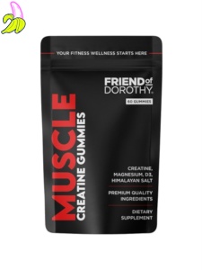 Friend Of Dorothy MUSCLE Żelki z Kreatyną, Magnezem i Wit. D3 60 szt
