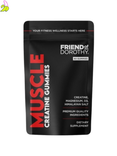 Friend Of Dorothy MUSCLE Żelki z Kreatyną, Magnezem i Wit. D3 60 szt