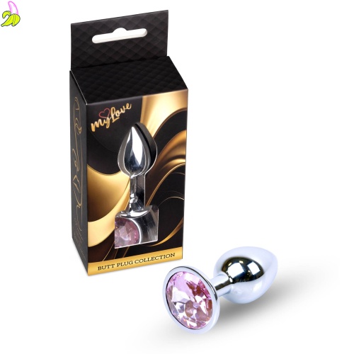 MyLove Toys - Jewellery Silver PLUG- Rose 2,7cm