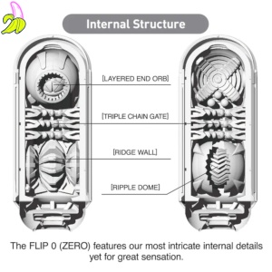Tenga FLIP ZERO- Masturbator Męski Premium- Biały