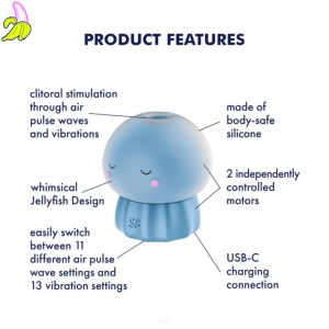 Satisfyer Jelly-cious Stymulator- niebieski