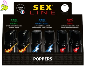 SEX LINE Aroma MIX (15ml) Display x18 – 3 różne warianty