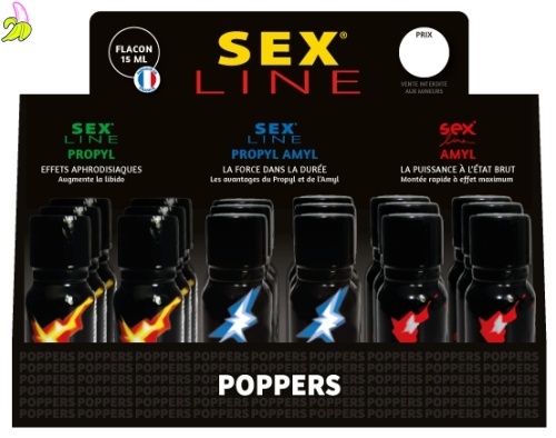 SEX LINE Aroma MIX (15ml) Display x18 – 3 różne warianty