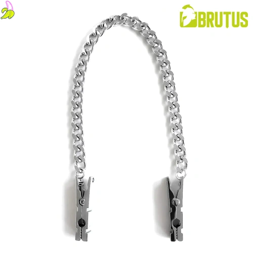 BRUTUS CLOTHESPINS – metalowe klamry na sutki z łańcuszkiem