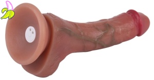 RealCockz Skinnier Umberto – wibrujące dildo z pilotem 17 cm