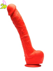 Stretch N°7 – duże silikonowe dildo 32 x 7 cm z przyssawką