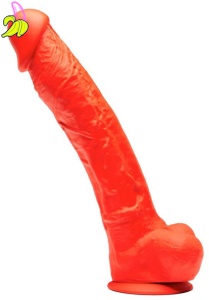 Stretch N°6 – silikonowe dildo 26 x 5,8 cm z przyssawką