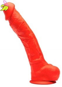 Stretch No. 5 – silikonowe dildo 24 x 6 cm z przyssawką