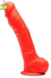 Stretch No. 4 – silikonowe dildo 23 x 5,2 cm z przyssawką