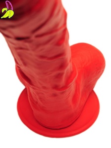 Stretch No. 4 – silikonowe dildo 23 x 5,2 cm z przyssawką