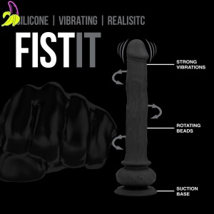 Fist It Wave - realistyczny wibrator analny z przyssawką 23,2 cm