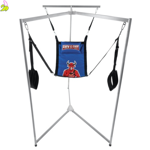 Fck&Fst Sling zestaw - kompletna huśtawka BDSM ze stelażem do 120 kg