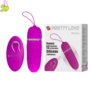 PRETTY LOVE - Wibrator Jajko Dopochwowe Sterowane Pilotem DAWN