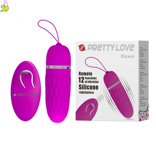 PRETTY LOVE - Wibrator Jajko Dopochwowe Sterowane Pilotem DAWN