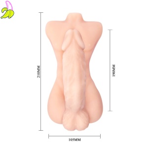Temptation 19 cm – realistyczne dildo z wyginanym rdzeniem i samonawilżającą powierzchnią