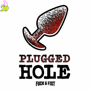 Fck&Fst Plugged Hole - Tymczasowy Tatuaż Fetish BDSM 9 × 6 cm